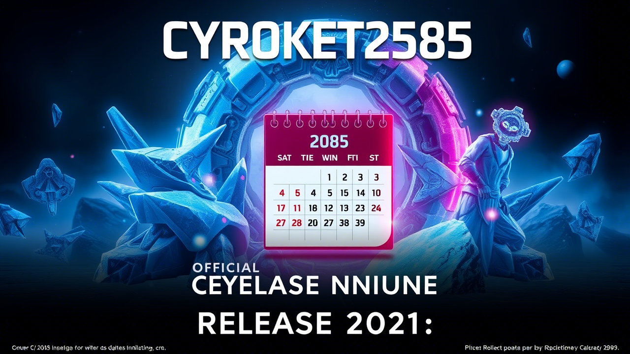 Cyroket2585 Release Date: A Comprehensive Guide
