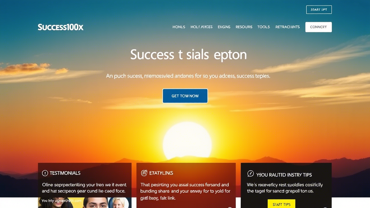 success100x.com Factors: A Comprehensive Guide to Achieving